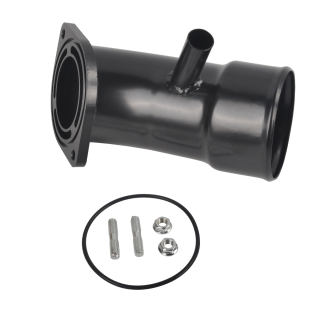 3.5" Turbo Intake Horn Kit For 2017-2019 GM 6.6L L5P Duramax Coated Black
