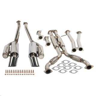 For 2003-2009 Nissan 350Z Infiniti G35 Coupe 4.5-inch Muffler Tip Catback Exhaust