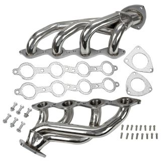 Stainless Headers For Chevy GMC Avalanche Silverado 00-06 4.8L 5.3L V8 New