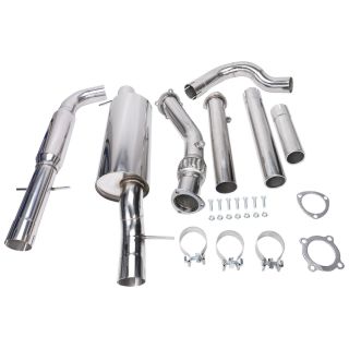 FOR GOLF/JETTA/GTI 1.8 TURBO MK4 3" MUFFLER TIP RACING CATBACK+DOWNPIPE EXHAUST