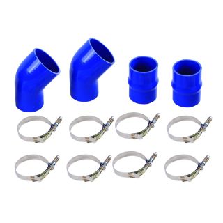 Intercooler Boot Silicone Hose Kit For 1994-2002 Dodge Ram Pickup 5.9 5.9L Blue