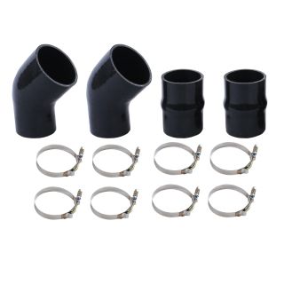 Intercooler Boot Silicone Hose Kit For 1994-2002 Dodge Ram Pickup 5.9 5.9L Black