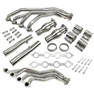 Stainless Long Tube Header Manifold ExhaustFit For Pontiac GTO 05-06 LS2 6.0L V8