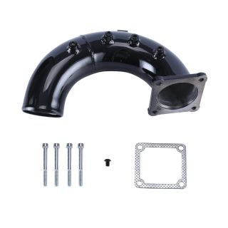 3" Air Intake Elbow Tube For 98.5-02 Dodge Ram 2500 Cummins Diesel 5.9L Black