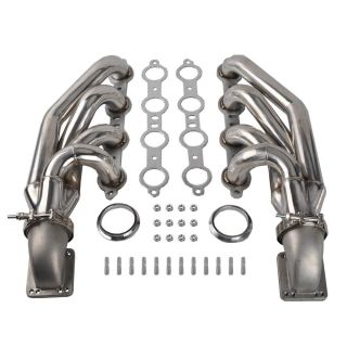 Turbo Exhaust Manifold&Headers For LS1 LS6 LSX GM V8+Elbows T3 T4 to 3.0" V Band