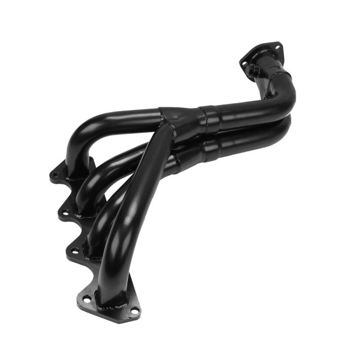 For Suzuki Samurai & Geo Tracker 1.3L 1.6L L4 Stainless Manifold Header Black