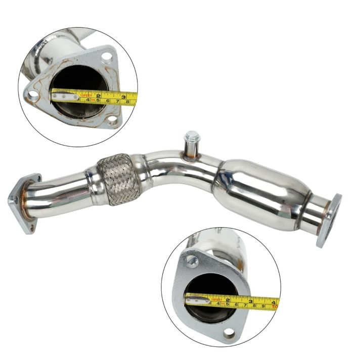 For Nissan 350z Infiniti G35 FX35 2003-2006 Resonated Downpipes Catless Exhaust