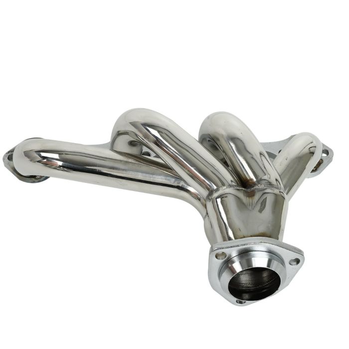 FOR FORD 289-302-351 V8 STAINLESS SBC SMALL BLOCK HUGGER EXHAUST MANIFOLD HEADER