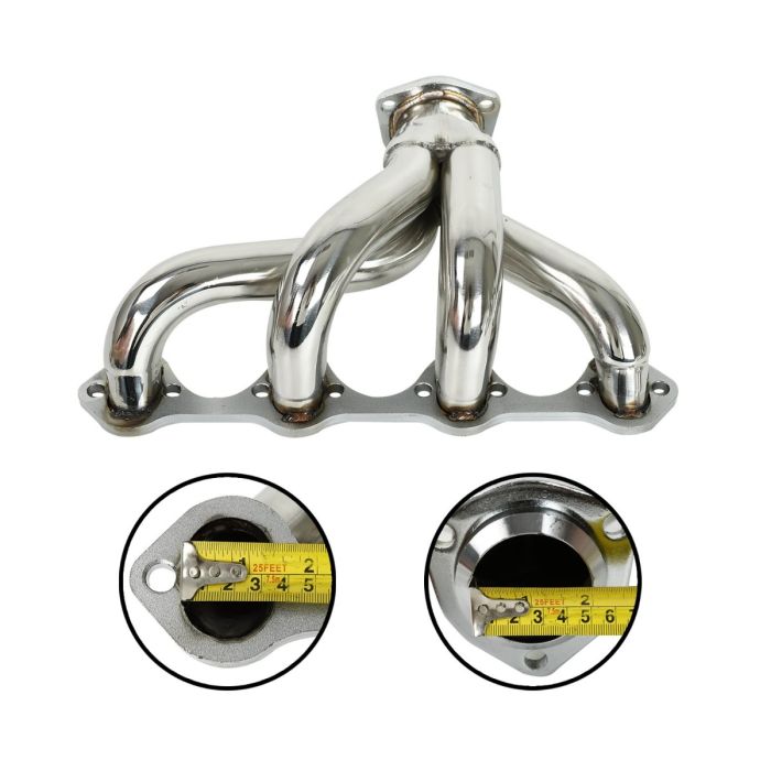 FOR FORD 289-302-351 V8 STAINLESS SBC SMALL BLOCK HUGGER EXHAUST MANIFOLD HEADER