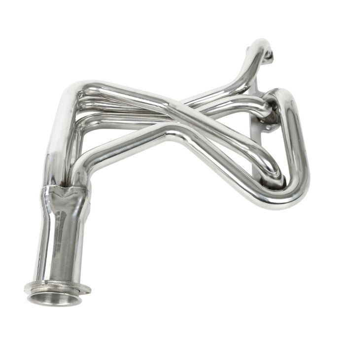 For 72-91 1972-1991 Dodge Pair 4-1 Long Tube Exhaust Header Manifold + Collector