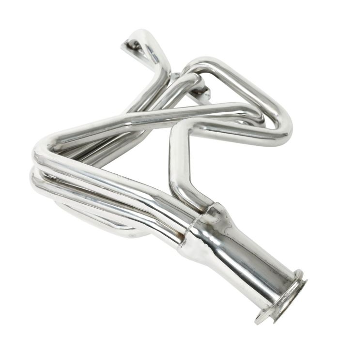 For 72-91 1972-1991 Dodge Pair 4-1 Long Tube Exhaust Header Manifold + Collector