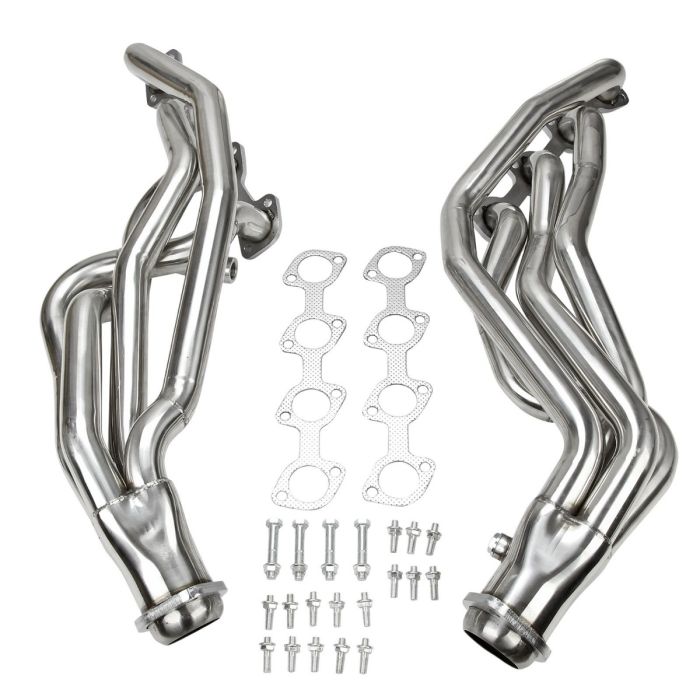 FIT FOR FORD MUSTANG GT 4.6 V8 96-04 STAINLESS LONG TUBE RACING MANIFOLD HEADER