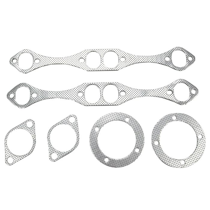 For SBC 265-400 V8 Chevy Street Hot Rod Rat Lake Style Exhaust Headers Manifolds