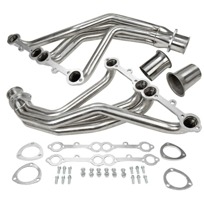 For Chevy Corvette C2 C3 1963-1982 V8 305 327 350 Exhaust Long Tube Headers