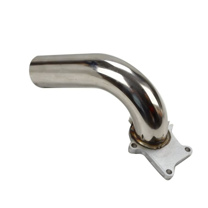 Turbo Exhaust Universal Downpipe 90 Degree Stainless Steel 2.5