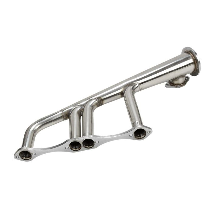 For SBC 265-400 V8 Chevy Street Hot Rod Rat Lake Style Exhaust Headers Manifolds