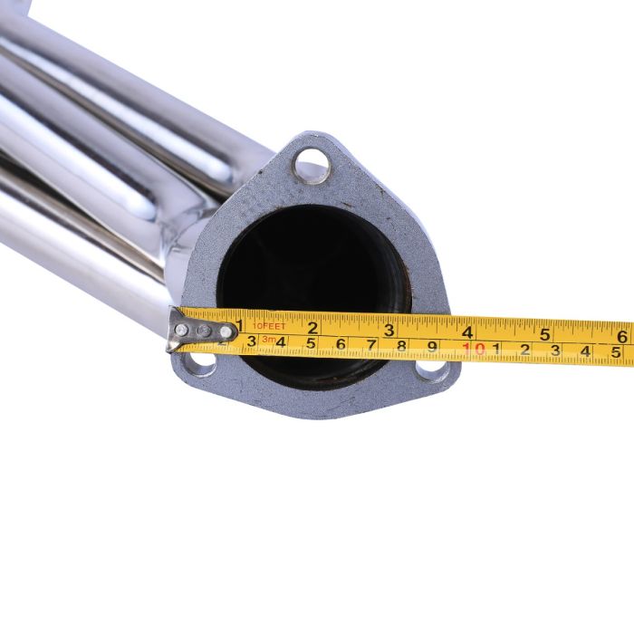 For Chevy Small Block V8 35-48 Exhaust/Manifold Stainless Fat Fender Well Header