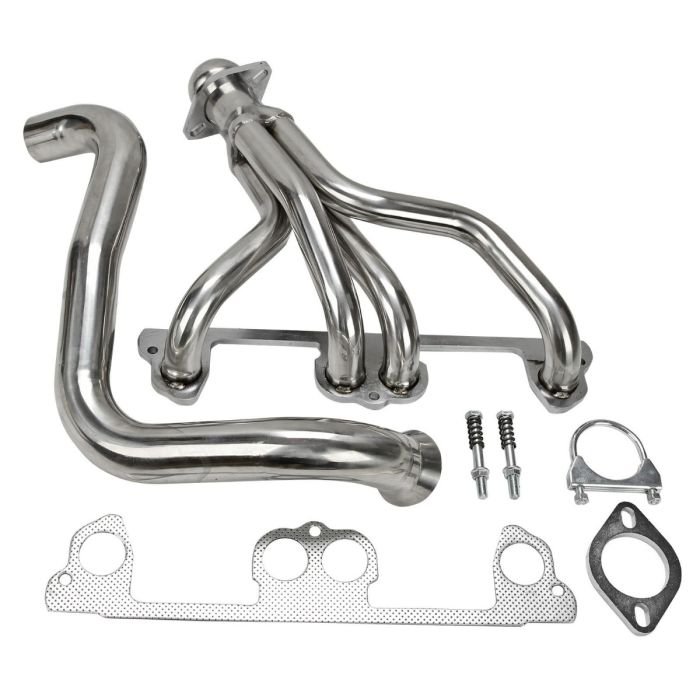 Fits Jeep Wrangler TJ 1997-1999 2.5L L4 Stainless Manifold Header w/ Downpipe
