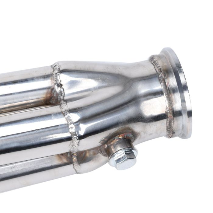 FOR COBALT/ION 2.0 SUPERCHARGED STAINLESS EXHAUST HEADER+FLEX DOWNPIPE+O2 BUNG