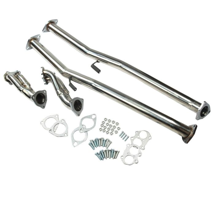 For Nissan 90-96 300ZX Turbo 3.0L Fairlady Z32 VG30DETT Stainless Steel Downpipe