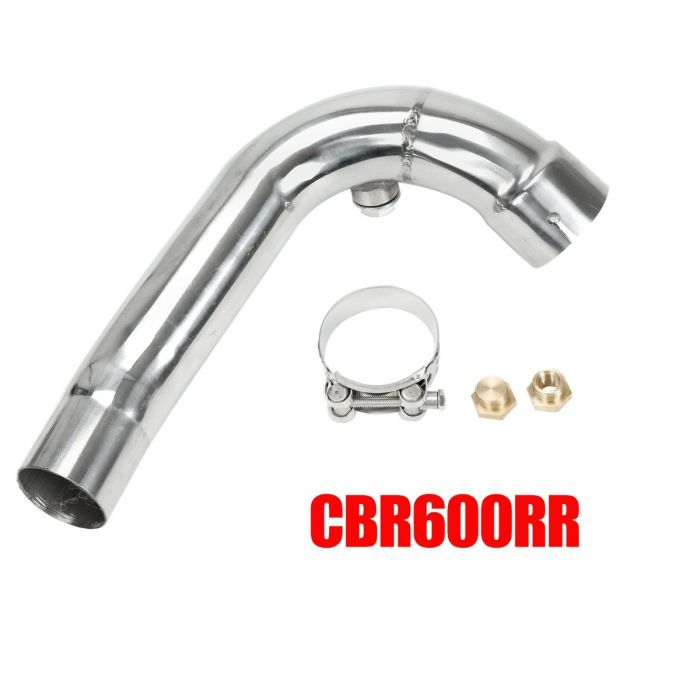 Stainless Mid Pipe Eliminator Race Exhaust For 2007-2017 CBR600RR CBR600