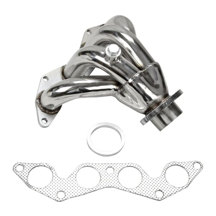 For Nissan 240Sx S14 1995-1998 Ka24De Exhaust Header Short Stainless Steel