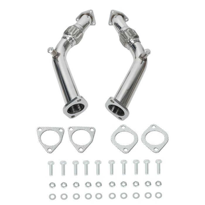 Non Resonated Downpipes Flex Catless Exhaust FITS Nissan 350z 3.5L V6 2003-2006